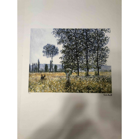 Claude Monet lithograph off set 50x70 cm