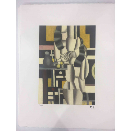 Fernand Leger Lithografie off set 50x65 cm gecertificeerd