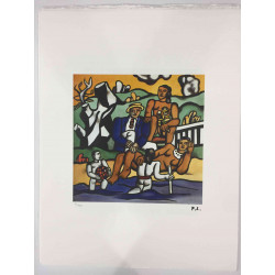 Fernand Leger Litografia off set 50x65 cm certificat