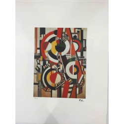 Litografická súprava Fernand Leger certifikovaná 50x65 cm