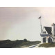 Edward Hopper 57x38 cm-ko off-set litografia ziurtagiria