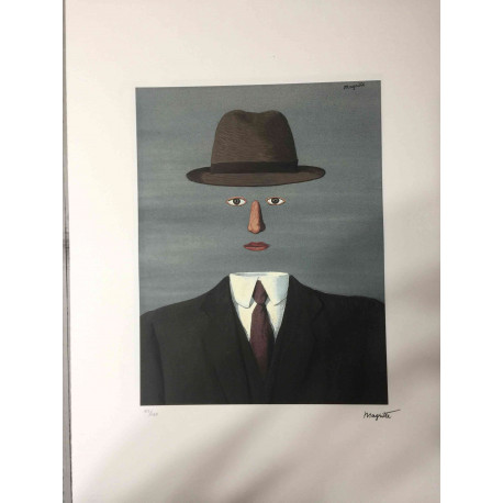 Set de litografía Rene Magritte 50x70 cm certificado