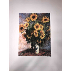 Claude Monet lithograph off set 50x70 cm