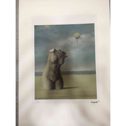 Rene Magritte Lithografie off set 50x70 cm gecertificeerd