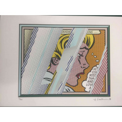 Roy Lichtenstein Off set lithograph cm 50x35 certified