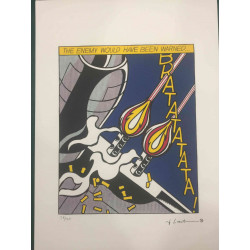 Set de litografia de Roy Lichtenstein 50x35 cm certificat