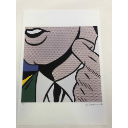 Roy Lichtenstein Off set lithograph cm 50x35 certified