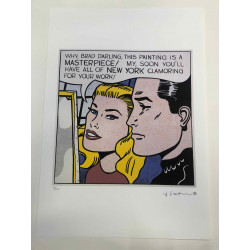 Roy Lichtenstein Off set lithograph cm 50x35 certified