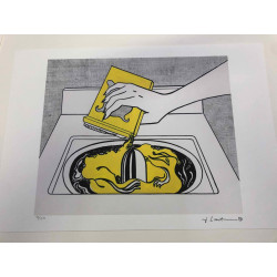 Roy Lichtenstein Lithographie Offset 50x35 cm zertifiziert