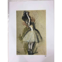 Edgar Degas lithograph off set 50x70 cm