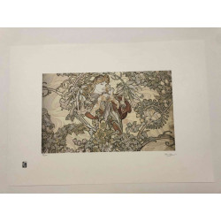 Alphonse Mucha litho uit set 50x70 cm