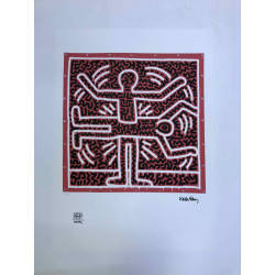 Keith Haring Lithograph off set 50x70 cm certified