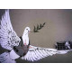 Banksy-lithografie off-set 50x35 cm handtekeningstempel POW-editie