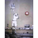 Banksy-lithografie off-set 50x35 cm handtekeningstempel POW-editie