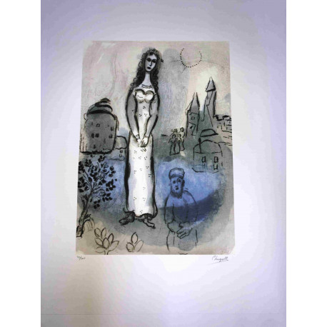 Marc Chagall lithograph off set size cm 50x70