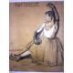 Edgar Degas lithograph off set 50x70 cm