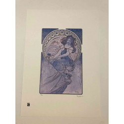 Setul off set litografie Alphonse Mucha 50x70 cm