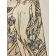 Alphonse Mucha lithographie hors set 50x70 cm