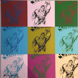 Andy Warhol Lithographie hors set 60x60 cm